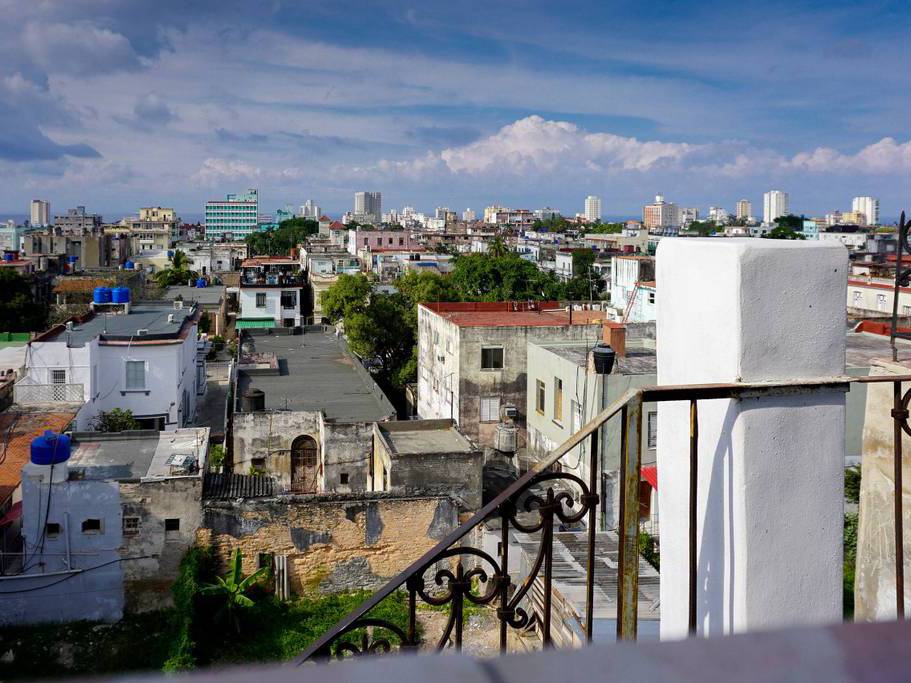 Hostal Perla del Oriente -
                                                View from the balcony